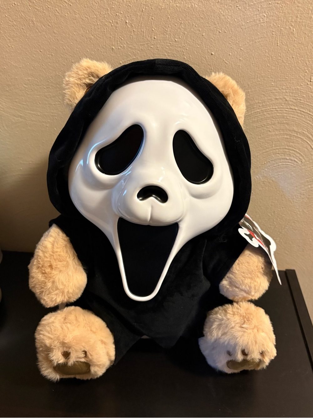Spirit Halloween Teddy Terrors Ghost Face Bear Plush